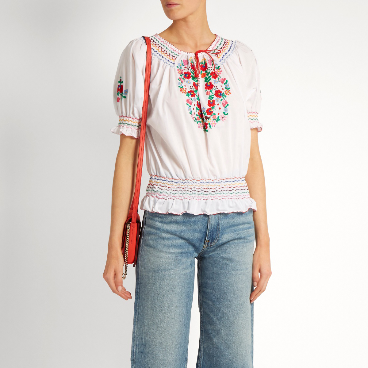 Dora Embroidered Top
